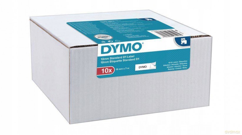 Value Pack D1 12mmx7m Nero/Bianco