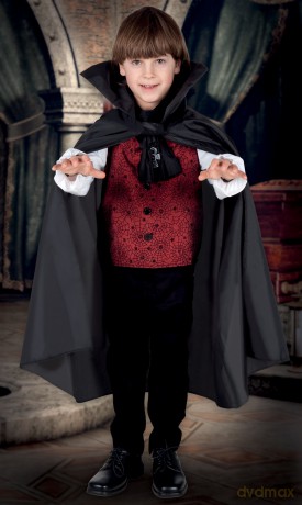 Vampire Cape Black Children