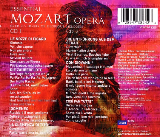 Various: Essential Mozart Opera [2CD]