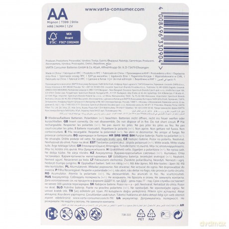 Varta Phoneaccus Mignon 2er