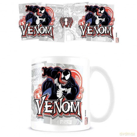 Venom Kubek Comic Covers In Bianco