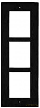 Ver Frame For Flush Ins 3 Mod Black