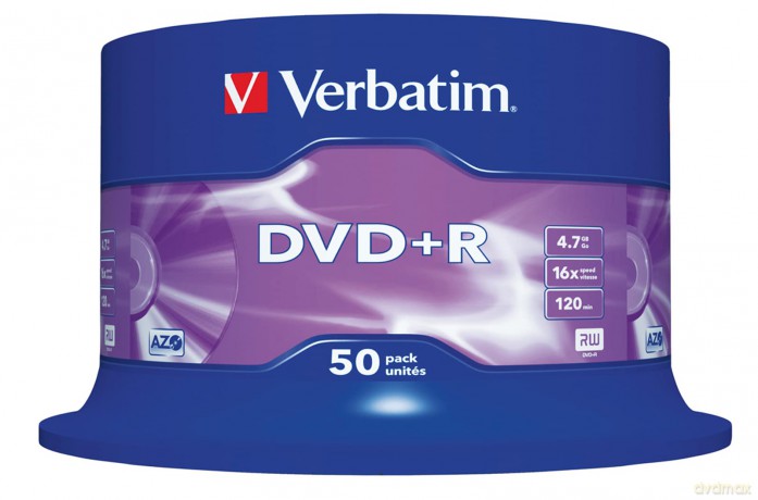 Verbatim Dvd+R 4,7gb 16x 50er