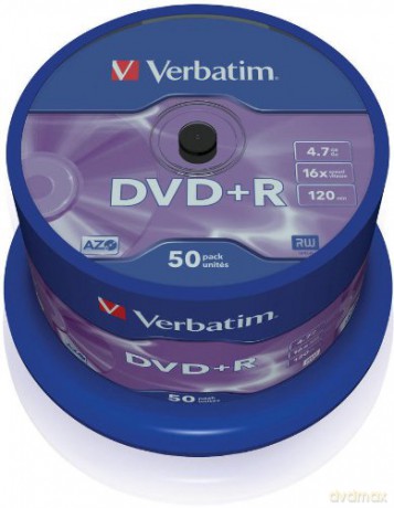 Verbatim Dvd+R 4,7gb 16x 50er