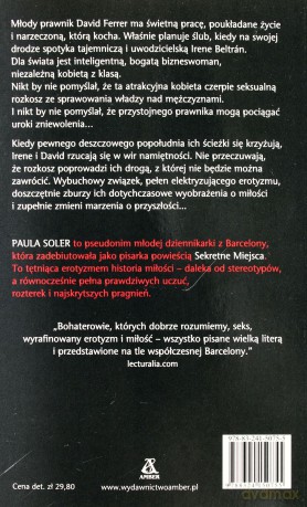 Sekretne miejsca - Paula Soler [KSIĄŻKA]