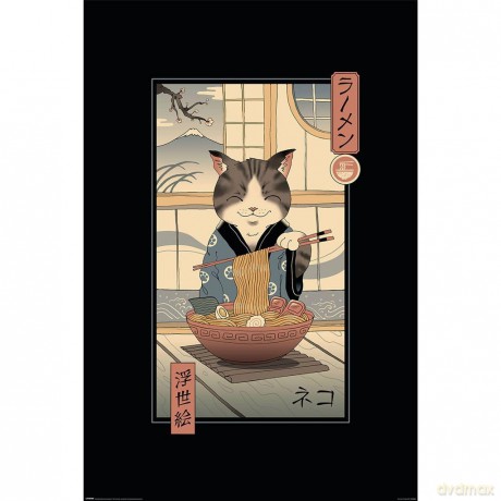 Vincent Trinidad: Pyramid - Neko Ramen Ukiyoe Maxi Poster (Poster Maxi 61x91,5 Cm)
