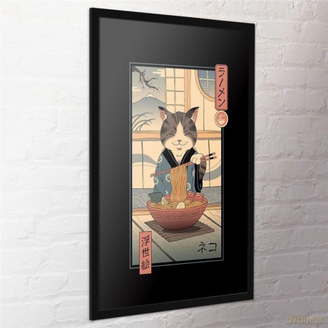 Vincent Trinidad: Pyramid - Neko Ramen Ukiyoe Maxi Poster (Poster Maxi 61x91,5 Cm)