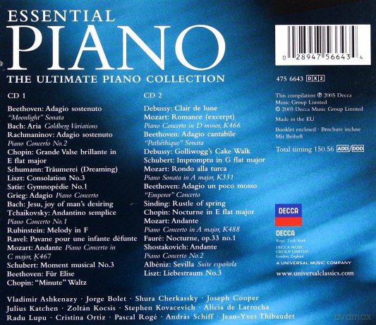 Various: Essential Piano [2CD]