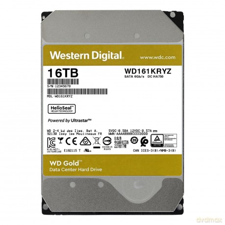 Wd Gold Hdd 3.5p 16tb Sata3 (Ep)