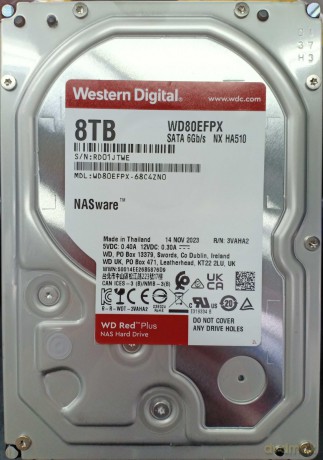 Wd Red Plus 3 5p 128mb 8tb (Dk)
