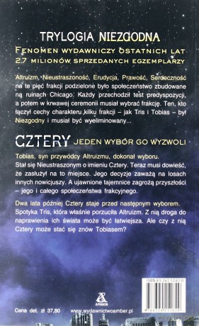 Niezgodna. Tom 1. Cztery - Veronica Roth [KSIĄŻKA]