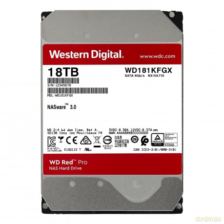 Wd Red Pro Sata 3.5p 18tb (Dk)