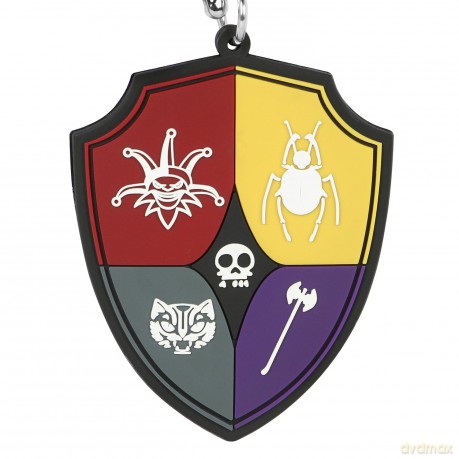 Wednesday - Icons Crest - Rubber Keychain