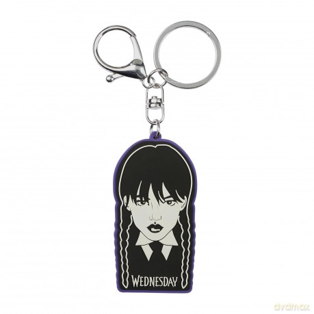 Wednesday - Wednesday Braid - Rubber Keychain