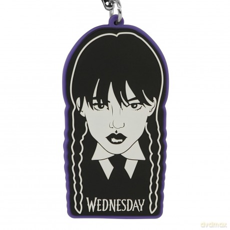 Wednesday - Wednesday Braid - Rubber Keychain