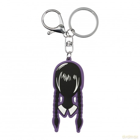 Wednesday - Wednesday Head - Rubber Keychain