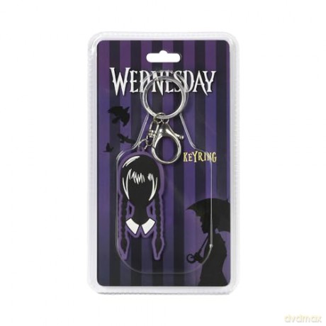 Wednesday - Wednesday Head - Rubber Keychain