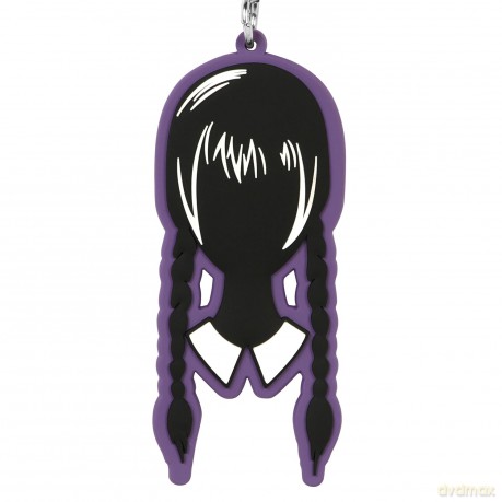 Wednesday - Wednesday Head - Rubber Keychain