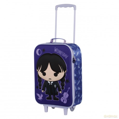 Wednesday: Karactermania - Valigia Trolley Soft 3d Chibi