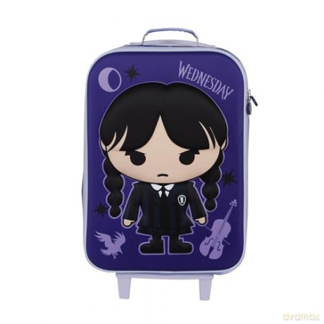 Wednesday: Karactermania - Valigia Trolley Soft 3d Chibi