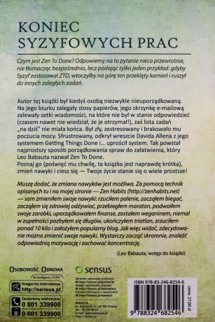 Zen to done proste sposoby na zwiększenie efektywności - Leo Babauta [KSIĄŻKA]