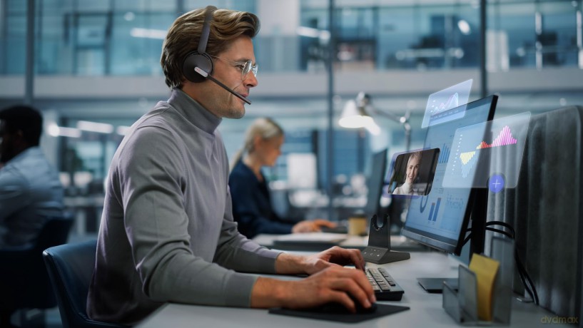 Wh64-Dual-Teams Cuffia Wireless