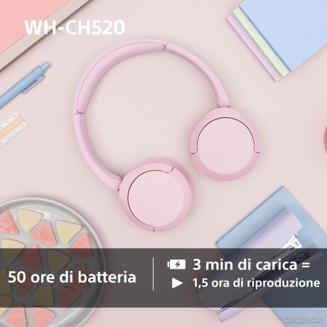 Wh-Ch520 Cuffie H.Ear Rosa