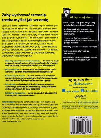 Wychowanie szczeniąt dla bystrzaków - Sarah Hodgson [KSIĄŻKA]