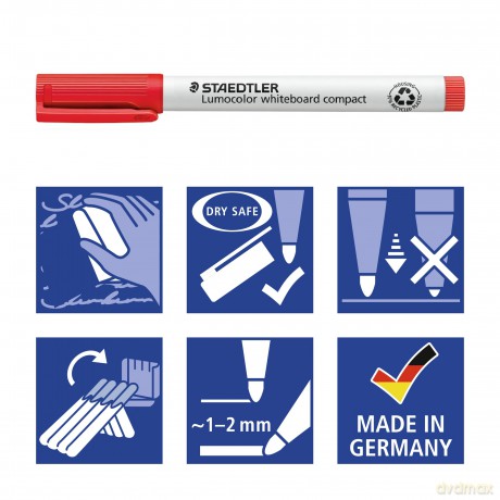 Whitebord Compact 10er Schwarz