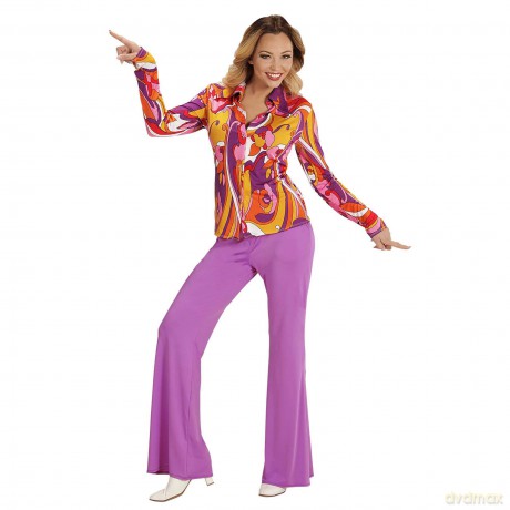 Widmann: Camicia Donna Anni 70 Orchid (Tg. S/M)