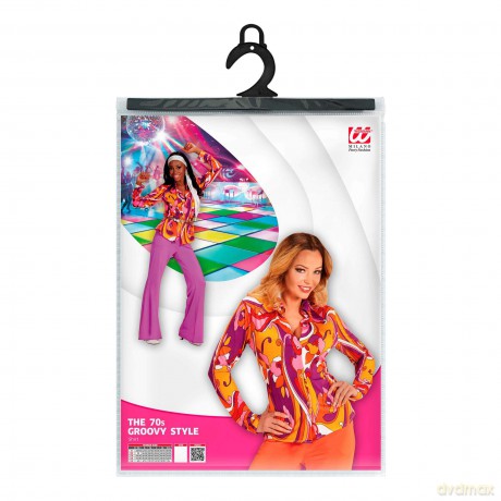 Widmann: Camicia Donna Anni 70 Orchid (Tg. S/M)