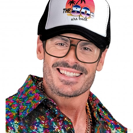 Widmann: Occhiali Hip Hop Anni 90 Con Lenti Trasparenti