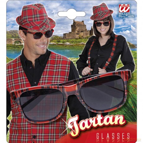 Widmann: Occhiali Tartan Rosso