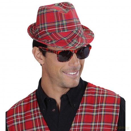 Widmann: Occhiali Tartan Rosso