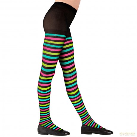 Widmann: Paio Di Collant Rigati Multicolore (7-10 Years)