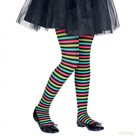Widmann: Paio Di Collant Rigati Multicolore (7-10 Years)