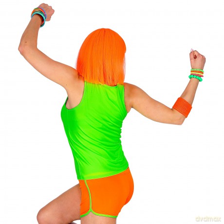 Widmann: Pantaloncini Arancione Fluorescente (Tg. Unica Adulto)