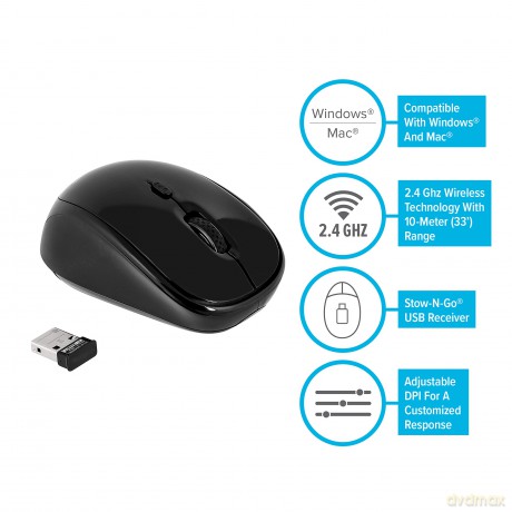 Wireless Blue Trace Mouse Blk