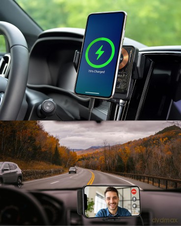 Wireless Car Charger Mag Auto Clamp