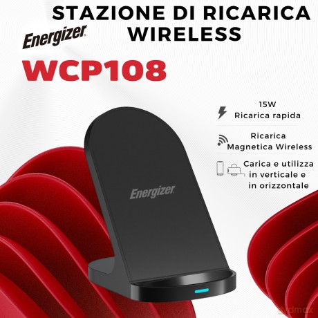 Wireless Charger Stand Nero