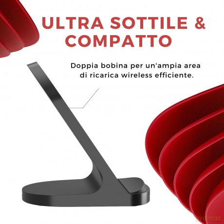 Wireless Charger Stand Nero
