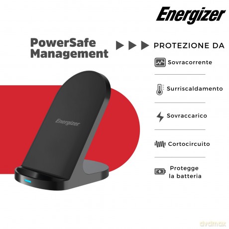 Wireless Charger Stand Nero