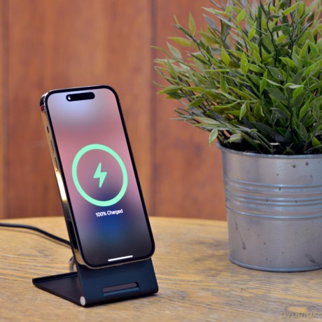 Wireless Magnetic Charger Stand Gri