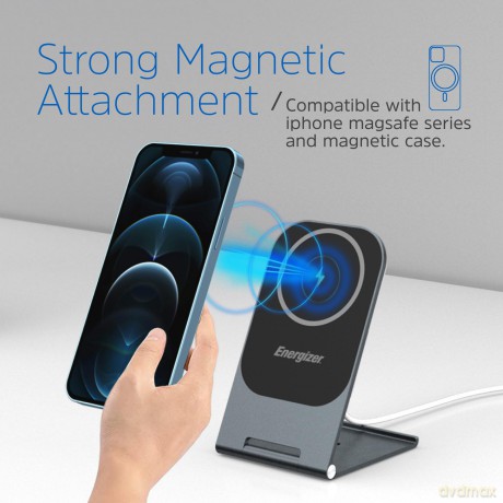 Wireless Magnetic Charger Stand Gri