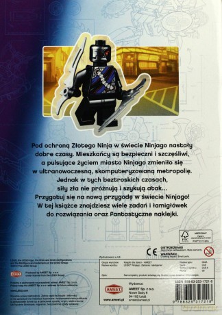 Lego ninjago zadanie naklejanie [KSIĄŻKA]
