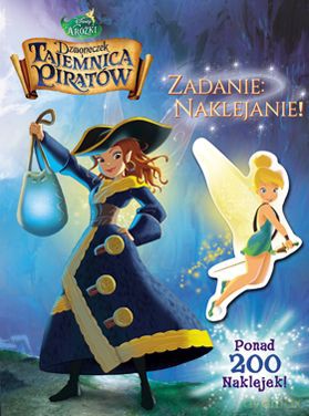 Dzwoneczek i tajemnica piratów zadanie naklejanie [KSIĄŻKA]