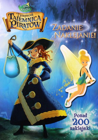 Dzwoneczek i tajemnica piratów zadanie naklejanie [KSIĄŻKA]