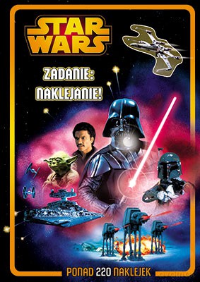 Gwiezdne Wojny zadanie naklejanie (Star Wars) [KSIĄŻKA]
