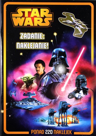 Gwiezdne Wojny zadanie naklejanie (Star Wars) [KSIĄŻKA]