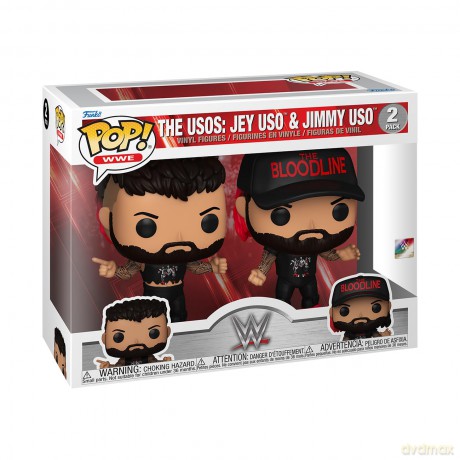 Wwe Pop! Vinyl Figuren 2er-Pack Uso Brothers 9 Cm